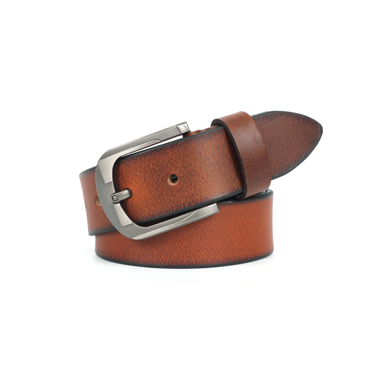 Classic Brown Leather Belt